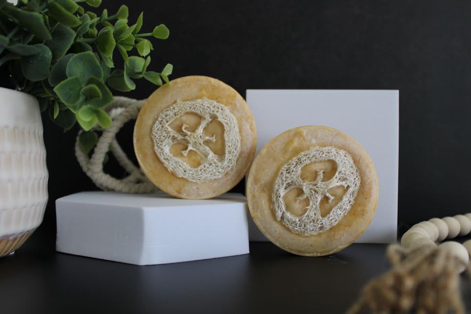 Lemon with Loofah Soap