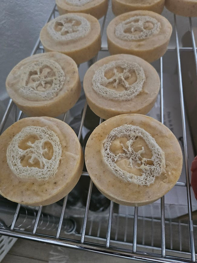 Lemon with Loofah Soap